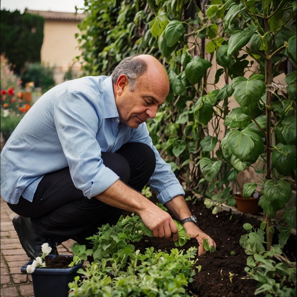 un_uomo_sta_amorevolmente_coltivando_delle_piante